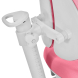 Комплект Kinderzen Gaudi Plus парта + кресло белый/серый c розовым креслом Anatomica Armata Duos
