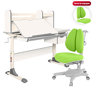 комплект anatomica genius парта + кресло + надстройка + выдвижной ящик + подставка для книг Anatomica Genius set