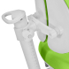 Комплект Kinderzen Dali Plus парта + кресло + надстройка + выдвижной ящик + органайзер + подставка для книг белый/серый с зеленым креслом Armata Duos